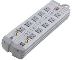 PureAV 10 Outlet Isolator Home Theater Surge Protector **Top Rated**