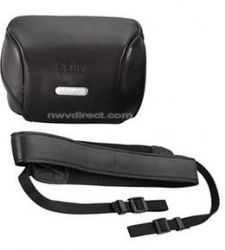 Sony LCJ-VHA Custom-fit Leather Carrying Case - for Sony Cyber-shot DSC-V3 Pro Digital 