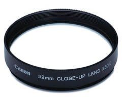 Canon 52mm 250D Close-up Lens +4 (Macro) For Canon G12 (Includes Lens Adapter)