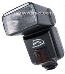 Digital Concepts 008952AF Super i-TTL (Guide No. 175/50 m at 105mm) Digital Camera Power Zoom Flash For Nikon SLR