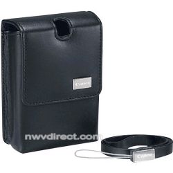 Canon PSC90 Deluxe Leather Case - for Canon PowerShot SD Series Cameras (Black)