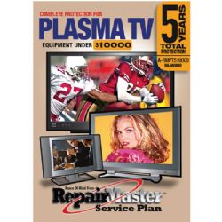 REPAIR MASTER PLASMA A-RMPT510000 5-Year In-Home Television Warranty Service Plan Plasma Television (Total 5 Years)