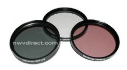 Crystal Optics 67mm 3 Piece Multi-Coated, Multi Threaded Deluxe Glass Filter Kit For Sony DSC-R1