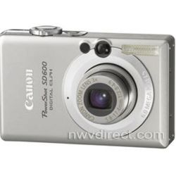 Canon PowerShot SD600 Digital Elph, 6.0 Megapixel, 3x Optical/4x Digital Zoom, Digital Camera