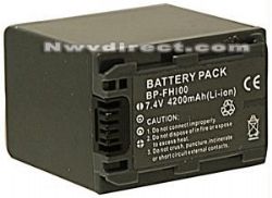Sony By Vivitar NP-FH100 High Capacity Lithium Ion Battery For Sony Handycam (7.4 Volt, 4200 Mah)