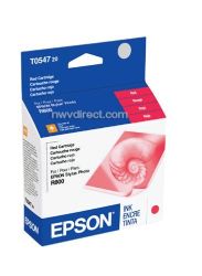 Epson Red Ink Cartridge for Stylus Photo R800 & R1800 Printer