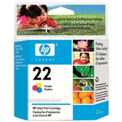 HP / Hewlett-Packard 22 Tri-color Inkjet Print Cartridge (5ml) for PSC 1410 All-in-One