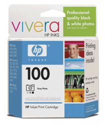 HP / Hewlett-Packard 100 Gray Inkjet Print Cartridge (15ml) for Photosmart 325, 335, 375, 385, 475, 8150, 8450, Deskjet 5740, 6540, 6840 Printers & PSC 2610, 2710 All-in-One