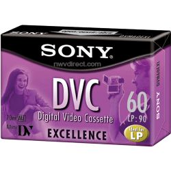 Sony DVM-60EX 60 Minutes Excellence Mini DV Video Cassette