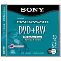 Sony DPW-60D 8cm Double Sided Rewritable DVD+RW for Camcorders