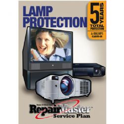 REPAIR MASTER A-RMLMP5- 5 Year Bulb Warranty for DLP and LCD Bulb Failures on any TV or Projector