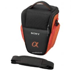 Sony LCS-AMA/D Premium Carrying Case - for Sony DSLR-A100 Digital SLR Camera (Cinnabar)