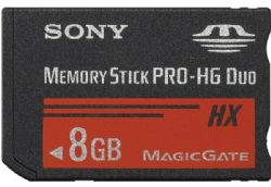 Sony 8 GB PRO-HG Duo HX Memory Stick MSHX8A (Black)