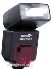 Phoenix DZBIS-112CII Digital TTL Shoe Mount Flash (Guide No. 112'/34 m at 50mm) for Panasonic Lumix