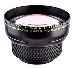 Raynox DCR-1850PRO, 52mm, 1.85x, High Quality, Telephoto Conversion Lens (Black)