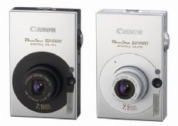 Canon PowerShot SD1000 Digital Elph, 7.1 Megapixel, 3x Optical/4x Digital Zoom, Digital Camera (Black or Silver)