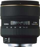 Sigma Zoom Super Wide Angle 17-35mm f/2.8-4.0 EX DG Aspherical HSM Autofocus Lens for Canon EOS