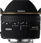 Sigma Fisheye 15mm f/2.8 EX DG Diagonal Fisheye Autofocus Lens for Nikon AF
