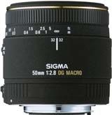 Sigma Normal 50mm f/2.8 EX DG Macro Autofocus Lens for Nikon AF