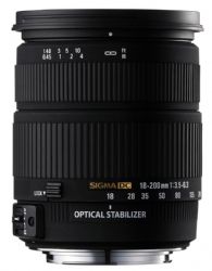 Sigma Zoom Super Wide Angle 18-200mm f/3.5-6.3 DC OS (Optical Stabilizer) Lens for Canon Digital EOS (USA)