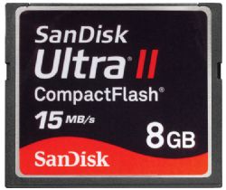 Sandisk 8GB Ultra II High-Speed CompactFlash Card 