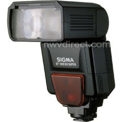  Sigma EF-500 DG Super i-TTL Shoe Mount Flash (Guide No. 165'/50 m at 105mm) for Nikon with i-TTL Operation