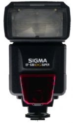 Sigma EF-530 DG Super i-TTL Shoe Or Slave Mount Flash (Guide No. 174/53m at 105mm) for Nikon with i-TTL Operation