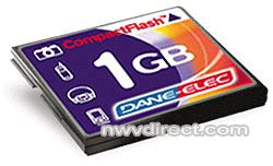 1 Gigabyte High Speed Compact Flash Card