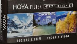 Hoya 27 mm Introductory Filter Kit - Ultraviolet (UV), Circular Polarizer, Warming Filter (Intensifier) and Nylon Pouch