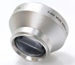 iConcepts 0.45x High Grade Wide Angle Conversion Lens (37mm) For Canon VIXIA HF21 
