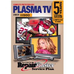 REPAIR MASTER PLASMA A-RMPT51500 5-Year In-Home Television Warranty Service Plan Plasma Television (Total 5 Years)