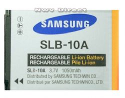 Samsung SLB-10A Lithium-Ion Battery (3.7v 1050mAh) for Samsung L100, L110, L200 and L210 Digital Cameras