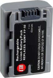 Sony by CTA Digital NP-FP50 High Capacity Lithium-Ion Battery (7.2V, 800mAh)