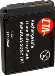 Sony by CTA Digital NP-FR1 High Capacity Lithium-Ion Battery (3.6V, 1100mAh)