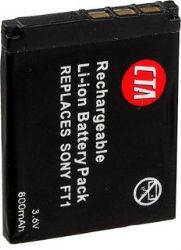 Sony by CTA Digital NP-FT1 High Capacity Lithium-Ion Battery (3.6V, 800mAh)