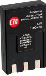 CTA Digital Compatible With Canon NB-1LH High Capacity Lithium-Ion Battery (3.7V, 1000mAh)