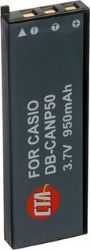 Casio by CTA Digital NP-50 High Capacity Lithium-Ion Battery (3.7V, 950mAh)
