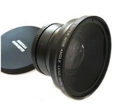 Optics 0.43x High Definition, Super Wide Angle Lens for Canon Powershot G1X (Includes Lens Adapter)