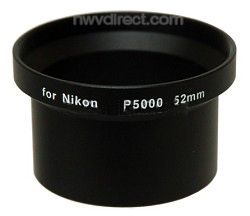 Lens Adapter for Nikon P5000/P5100 Digital Camera (52mm Metal Finish)