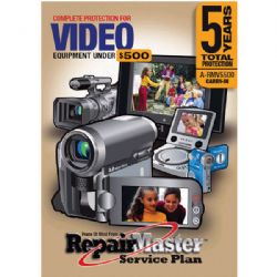 REPAIR MASTER A-RMV5500 5-Year DOP Carry In Video Product Warranty Service Plan ($351-500)