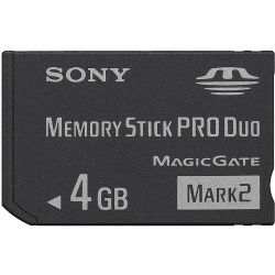 Sony MSM-T4G 4GB Memory Stick PRO Duo (Mark 2)