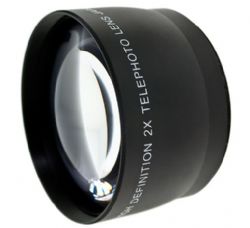 2.0x Telephoto Conversion Lens (58mm) (Stronger Option For Canon TC-DC58N) 