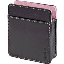 Garmin 010-10936-01 Black carrying case with pink trim 