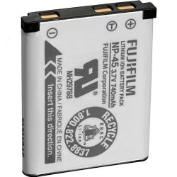 Fujifilm NP-45 Rechargeable Lithium-Ion Battery (3.7v 740mAh) for Select Finepix Digital Cameras