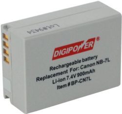 Digipower NB-7L Generic 900mAh Li-Ion Replacement Battery for Canon Powershot