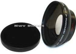Optics 0.45x (0.5x) High Definition, Super Wide Angle Lens for Canon A570IS A-570IS (Includes Metal Lens Adapter)
