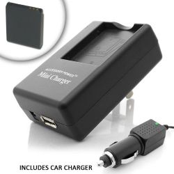 Accessory Genie CHUSBNB4LCN4LBAT Canon CB-2LV Equivalent Charger & NB-4L Battery for PowerShot