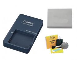 Canon CB-2LV Battery Charger for NB-4L Battery + Accessory Kit