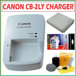 Canon CB-2LY Battery Charger Kit with NB-6L Battery Pack