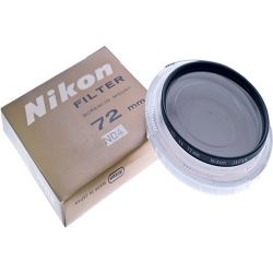 Nikon 72mm Neutral Density ND-4X (ND4) Screw-in Mount Glass Filter, Product #2410